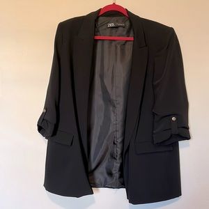 Black Zara Blazer Sz: XL
